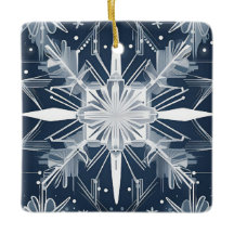 Art Deco Sneeuwvlok Ornament