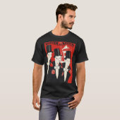 Art Deco snobs Illustratie T-shirt (Voorkant volledig)