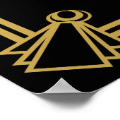 Art Deco "Snoep Bar" Gatsby style Black & Gold Poster (Hoek)