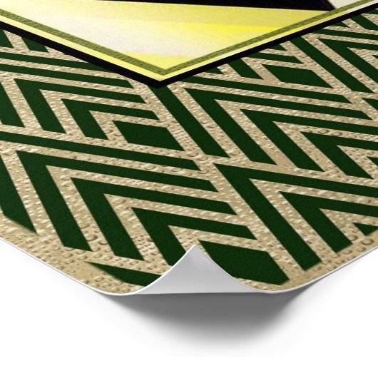 Art Deco Socialite Poster (Hoek)