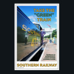 Art Deco Southern Poster<br><div class="desc">Een serie oude posters die de stijl van de jaren twintig en dertig weerspiegelen. Beschikbaar in bepaalde beeldverhoudingen die slechts in glorieus volledig effect van de kleurenolie worden gecreeerd. Geschikt voor alle leeftijden.</div>