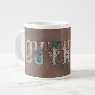 Art Deco Southpaw Mok met grote koffie