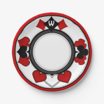 Art Deco Spelen Kaart Kostuums - Monogrammed