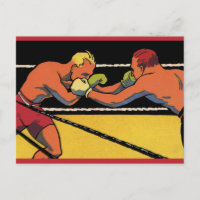  Art Deco Sports Boxing, Boxers Punch