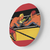  Art Deco Sports Boxing, Boxers Punch Grote Klok (Hoek)