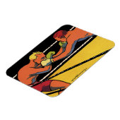  Art Deco Sports Boxing, Boxers Punch Magneet (Linkerzijde)