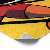  Art Deco Sports Boxing, Boxers Punch Poster (Hoek)