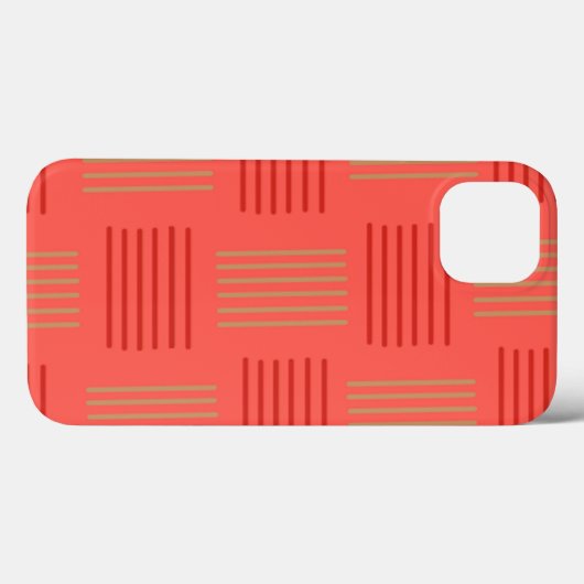 Art Deco Spring/Summer Weave Case-Mate iPhone Case (Achterkant (horizontaal))
