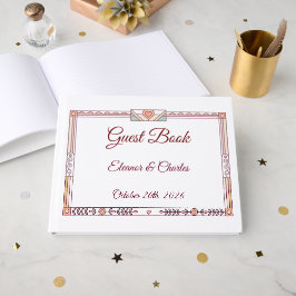 Art Deco Sprookjesboek Bruiloft Gastenboek