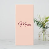 Art Deco sprookjesboek bruiloft Menu (Staand voorkant)