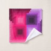 Art Deco Squares Bad Handdoek (Wasdoekje)