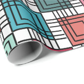 Art Deco Squares Cadeaupapier (Rol Hoek)