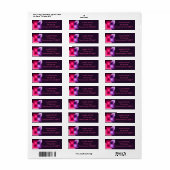 Art Deco Squares Etiket (Full Sheet)