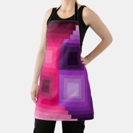 Art Deco Squares Schort