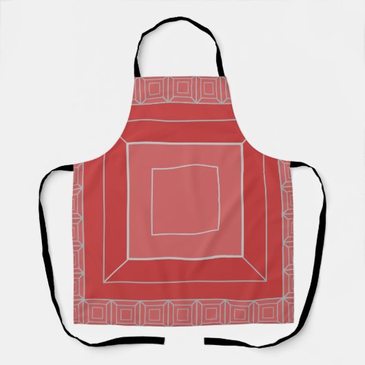 Art Deco Squares Schort (Voorkant)