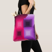 Art Deco Squares Tote Bag (Dichtbij)