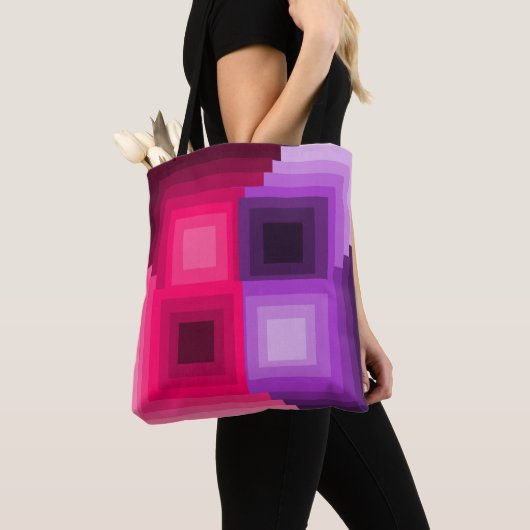 Art Deco Squares Tote Bag (Dichtbij)