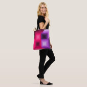 Art Deco Squares Tote Bag (Op model)