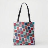 Art Deco Squares Tote Bag (Voorkant)