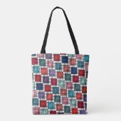 Art Deco Squares Tote Bag (Achterkant)