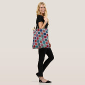Art Deco Squares Tote Bag (Op model)