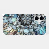Art Deco Stained glass mosaic iPhone 16 Hoesje (Achterkant horizontaal)