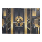 Art Deco Standaard Paar Kussensloop (Achterkant-Links)