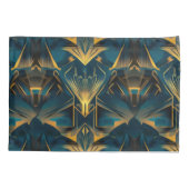 Art Deco Standaard Pair Kussenslopen (Achterkant-Links)