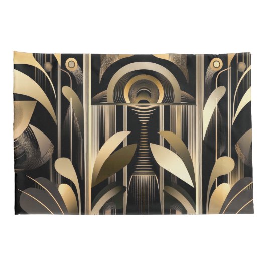 Art Deco Standaard Pair Kussenslopen (Achterkant-Rechts)