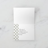 Art Deco Stars Hartelijk dank Kaart (Binnen)