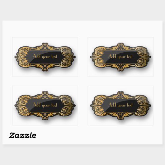 Art déco sticker (Vel)