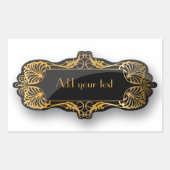 Art déco sticker (Voorkant)