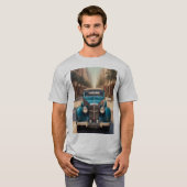 ART DECO STIJL AUTO T-SHIRT (Voorkant volledig)