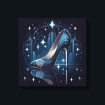 Art Deco Stijl Blauwe Stiletto's Canvas Afdruk<br><div class="desc">Art Deco Style Blue Stilettos Canvas Print Geef je wanden een eigentijdse en moderne uitstraling met deze high definition acryl prints. Uw afbeelding is gedrukt op archiefkwaliteit fotografisch papier en gemonteerd op stevig acryl, waardoor een unieke en dimensionale visueel statement ontstaat! Klaar om te hangen en gemakkelijk schoon te maken,...</div>
