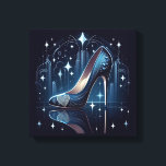 Art Deco Stijl Blauwe Stiletto's Canvas Afdruk<br><div class="desc">Art Deco Style Blue Stilettos Canvas Print Geef je wanden een eigentijdse en moderne uitstraling met deze high definition acryl prints. Uw afbeelding is gedrukt op archiefkwaliteit fotografisch papier en gemonteerd op stevig acryl, waardoor een unieke en dimensionale visueel statement ontstaat! Klaar om te hangen en gemakkelijk schoon te maken,...</div>