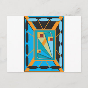 Art Deco-stijl Briefkaart