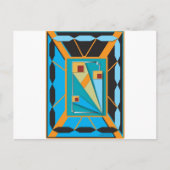 Art Deco-stijl Briefkaart (Voorkant)