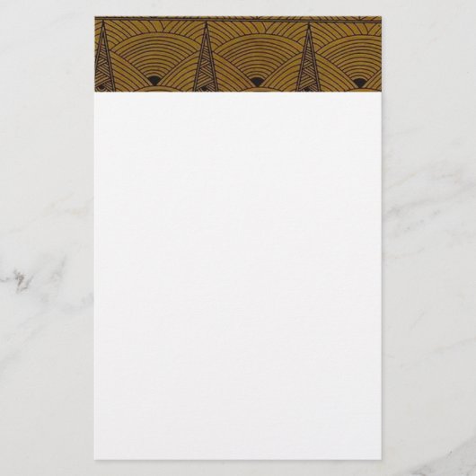 Art Deco-stijl Briefpapier (Voorkant)