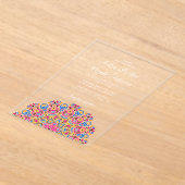  Art Deco stijl Mandala bruiloft Acryl Uitnodigingen (Laagn)