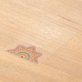  Art Deco stijl Mandala bruiloft Acryl Uitnodigingen (Laagn)