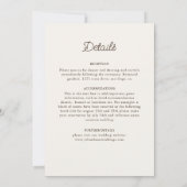  Art Deco stijl Mandala bruiloft Kaart (Achterkant)