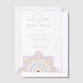  Art Deco stijl Mandala bruiloft Vellum Uitnodigingen (Offset)