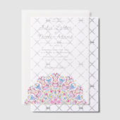  Art Deco stijl Mandala bruiloft Vellum Uitnodigingen (Offset (Uitnodiging))