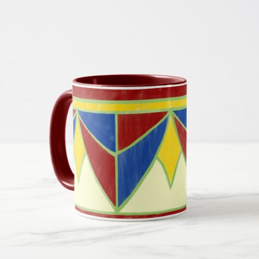 Art Deco-stijl Mok (Voorkant links)