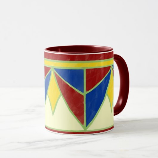 Art Deco-stijl Mok (Voorkant rechts)