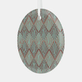 Art Deco stijl, naadloze textuur. Glas Ornament (Voorkant links)