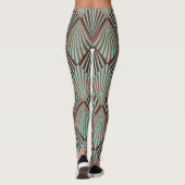 Art Deco stijl, naadloze textuur. Leggings (Achterkant)
