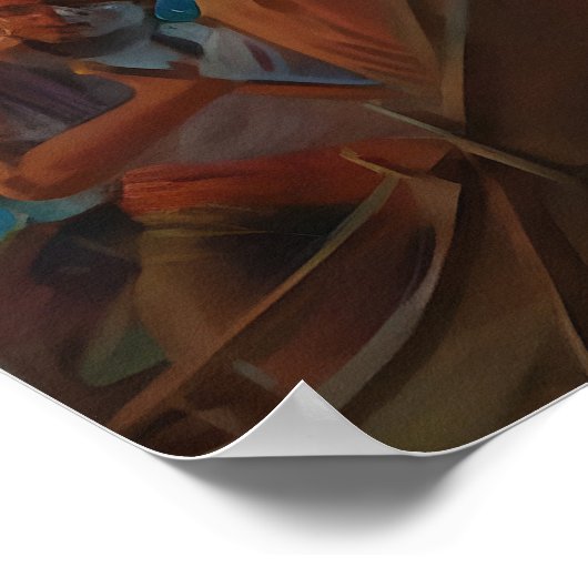 Art Deco-stijl Poster (Hoek)