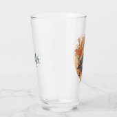 Art Deco stijl vogel van het paradijs ontwerp Glas (Rechts)