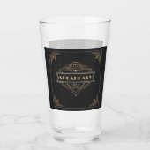 Art Deco-stijl voor 1920 met een handige gatsbyst Glas (Voorkant)